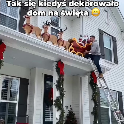 LewitSanki™ Lewitujące Sanie Mikołaja